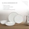 Table 12 16-Piece Natural White Coupe Dinnerware Set, Service for 4 TD16Y40W - alternate 6
